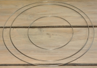 Metalen ring diameter 140 - dikte 5 mm