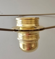 Fitting goud messing E27