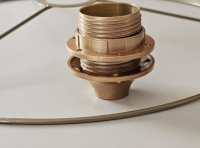 Fitting goud met schroefdraad E27