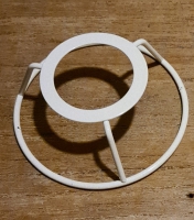 Lampenkap ring met kruis los 10 cm diameter