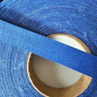 Linnenlook blauwe  tape voor afwerking lampenkap