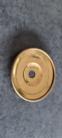 Afdekplaat messingkleur 65 mm