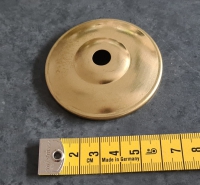 Afdekplaat messingkleur 65 mm
