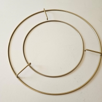 Complete ringenset voor drielaags lampenkap - 3-tier lamp; small- goudkleurig